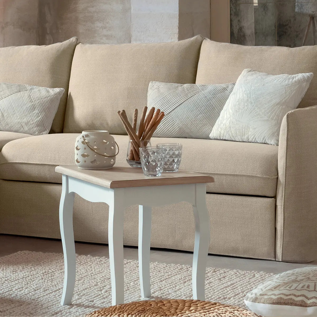 Холна маса atmosphera Chrysa, Бял, 2 броя