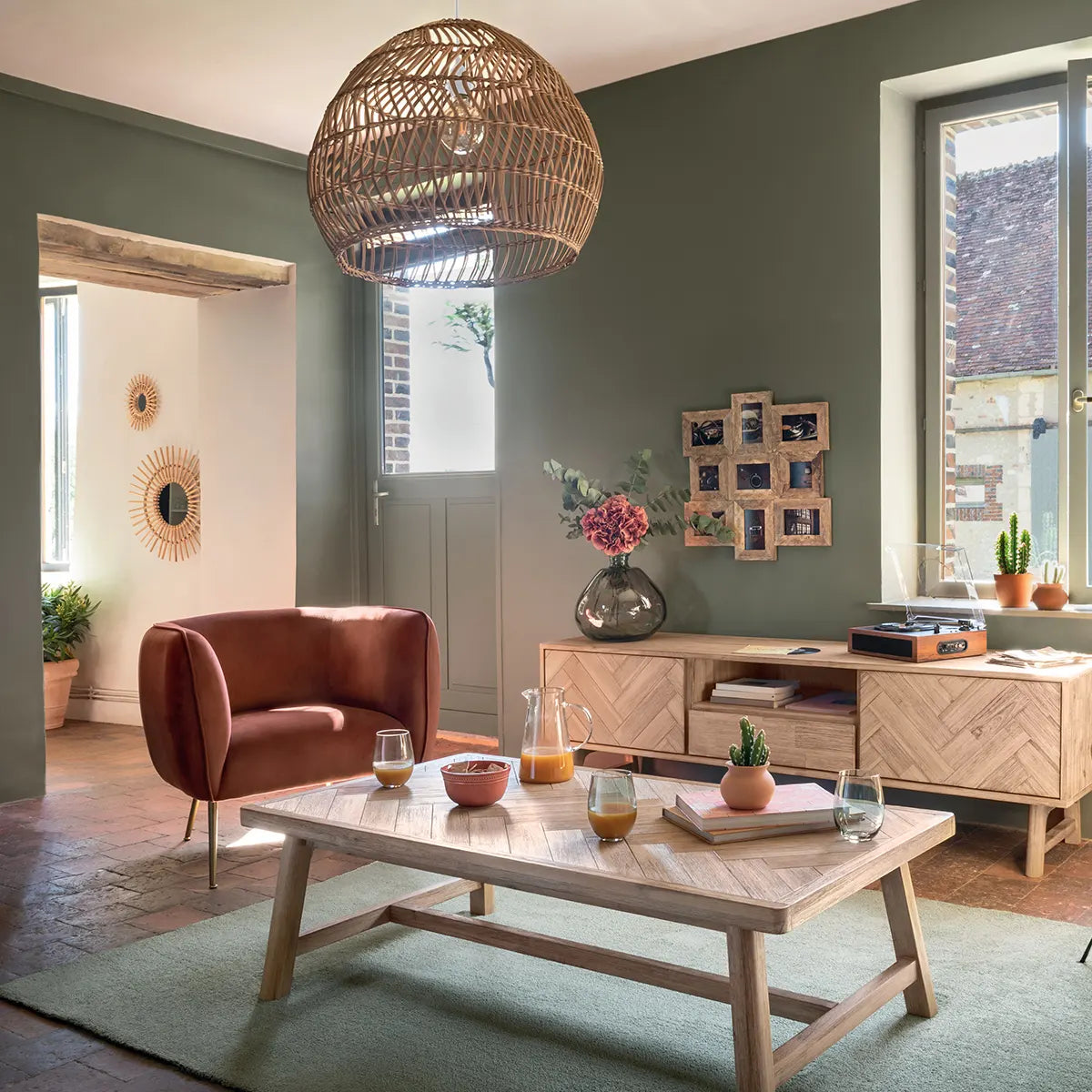 Изкуствено растение atmosphera Cactus Ali, 16.5 cm, Различни видове