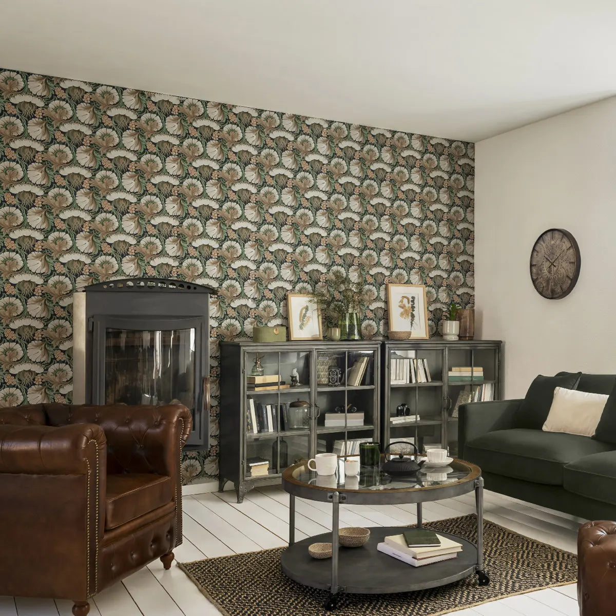 Стенен часовник atmosphera Deyan, Механизъм, Ø50 см, Пластмаса