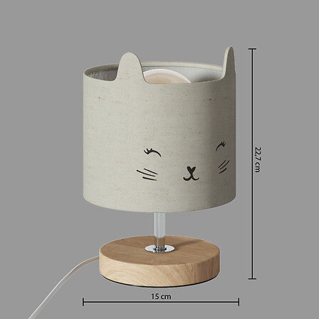 Детска нощна лампа atmosphera Cat, 21 cm