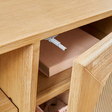 ТВ шкаф atmosphera Lousada, 2 врати и 1 рафт, 160x40x55 cm, Акация, MDF