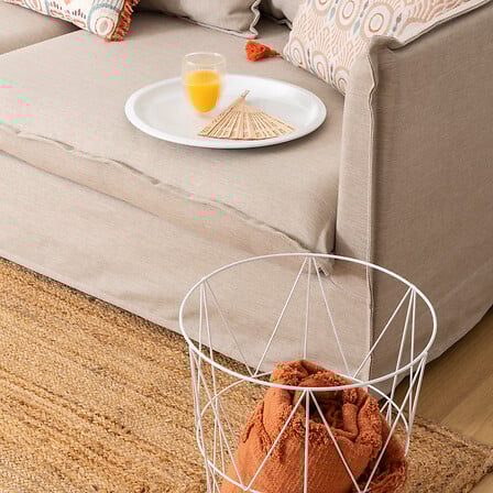 Помощна маса atmosphera Kumi, Метал, Ø37 cm