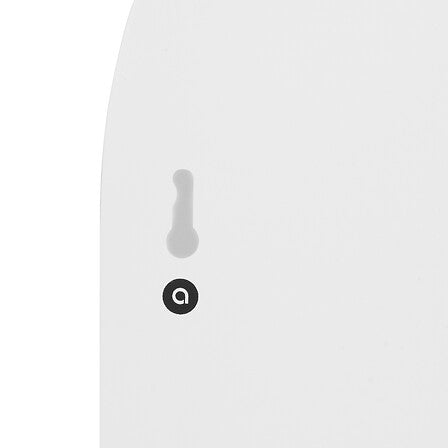 Рафт за стена atmosphera Soleya, MDF, Бял, 45x35 см