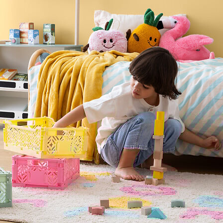 Детска сгъваема щайга Atmosphera Arry, 40x30x15 cm