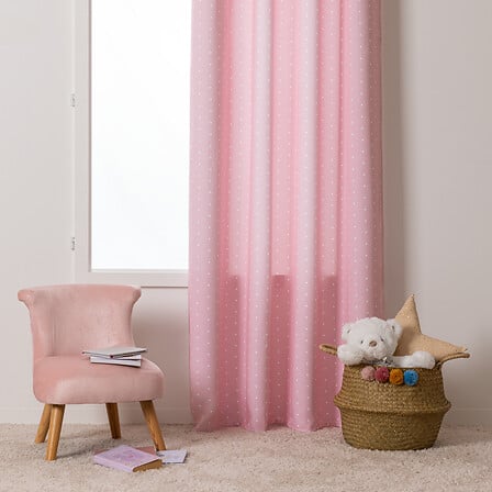 Детска завеса atmosphera Princess 140х260 см, Розов