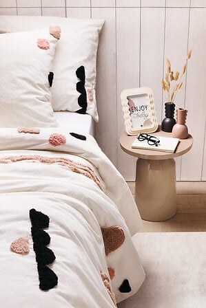 Помощна маса atmosphera Sita, Бежов, Ø38 см