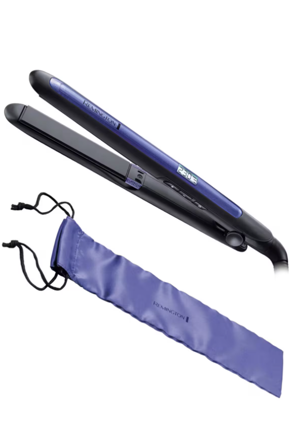 Преса за коса Remington S7710, 230 градуса, Йонизираща функция, Лилав