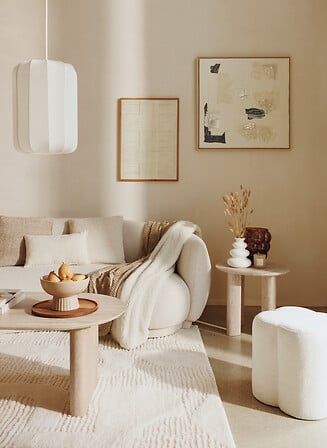 Двуместен диван atmosphera Nesky, Бял, 192x99x72,5 cm