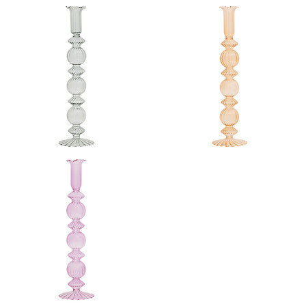 Свещник atmosphera Pila, Стъкло, 31 cm