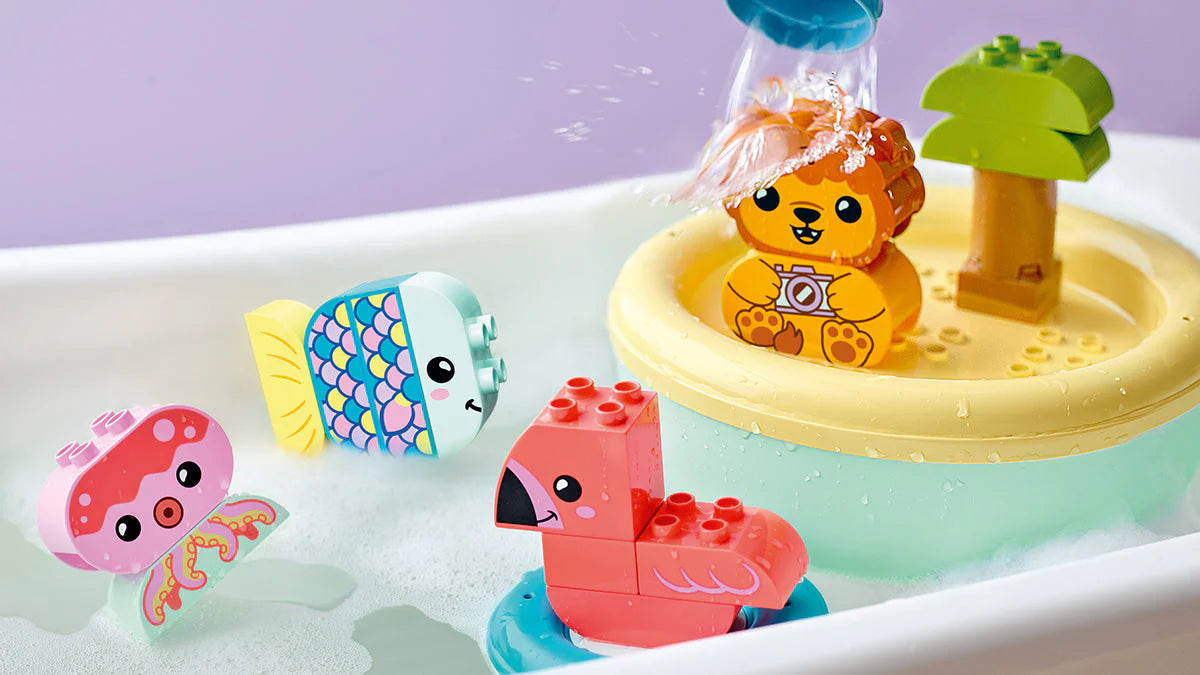 LEGO® DUPLO - Първото ми забавление в банята: Плаващият остров на животните 10966, 20 части