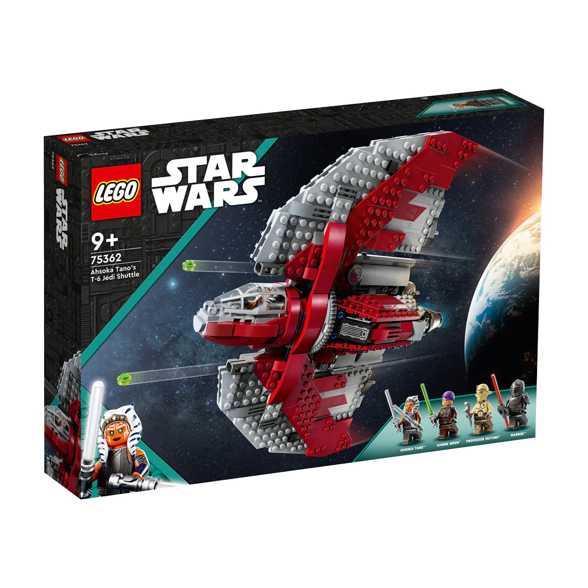 LEGO® Star Wars™ Джедайската совалка Т-6 на Асока Тано 75362, 601 части