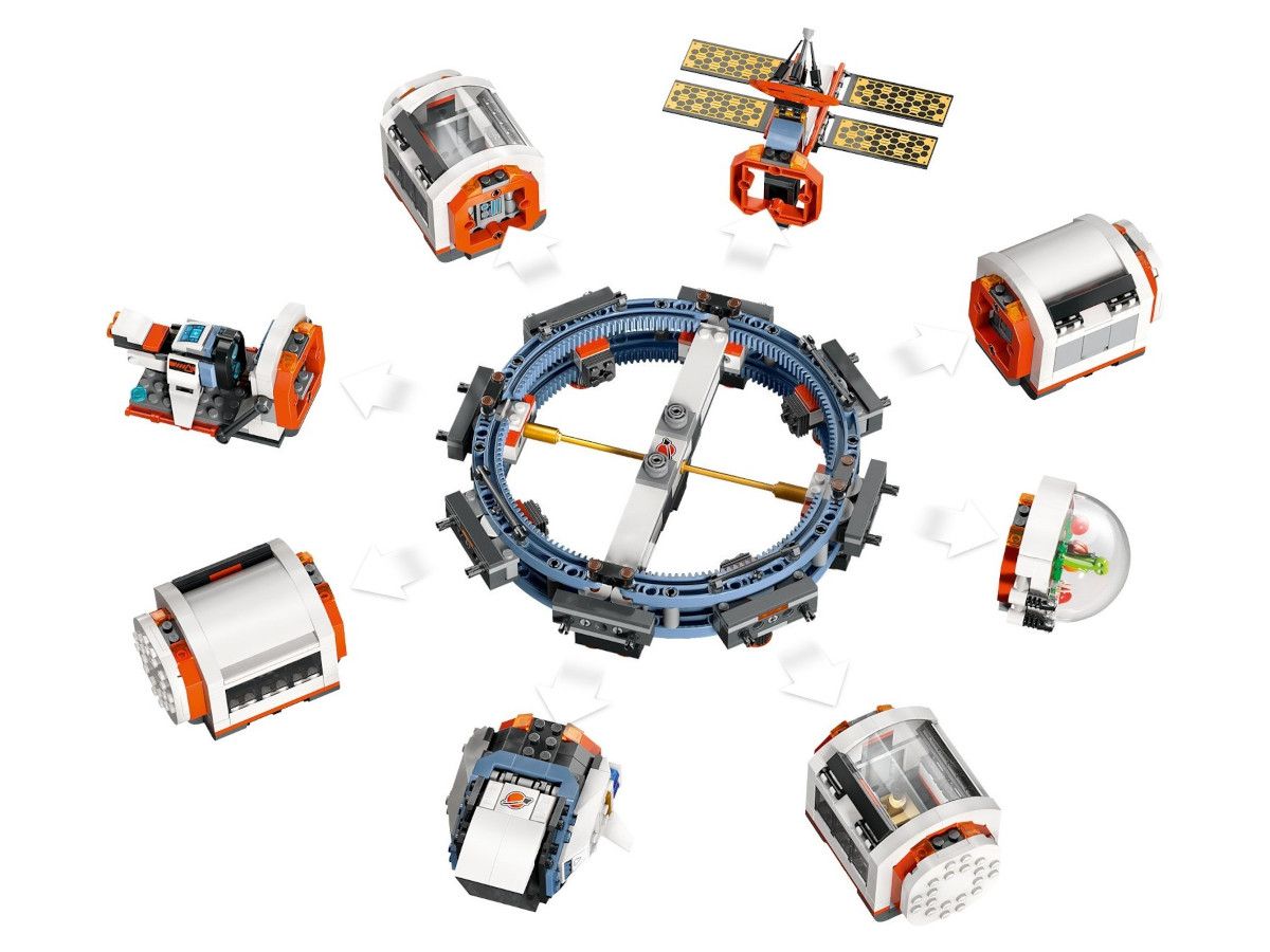 LEGO® City - Модулна космическа станция 60433, 1097 части