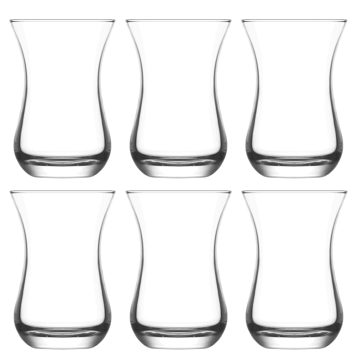 Сет чаши за турски чай LAV Ajda, 165 мл, 6 бр