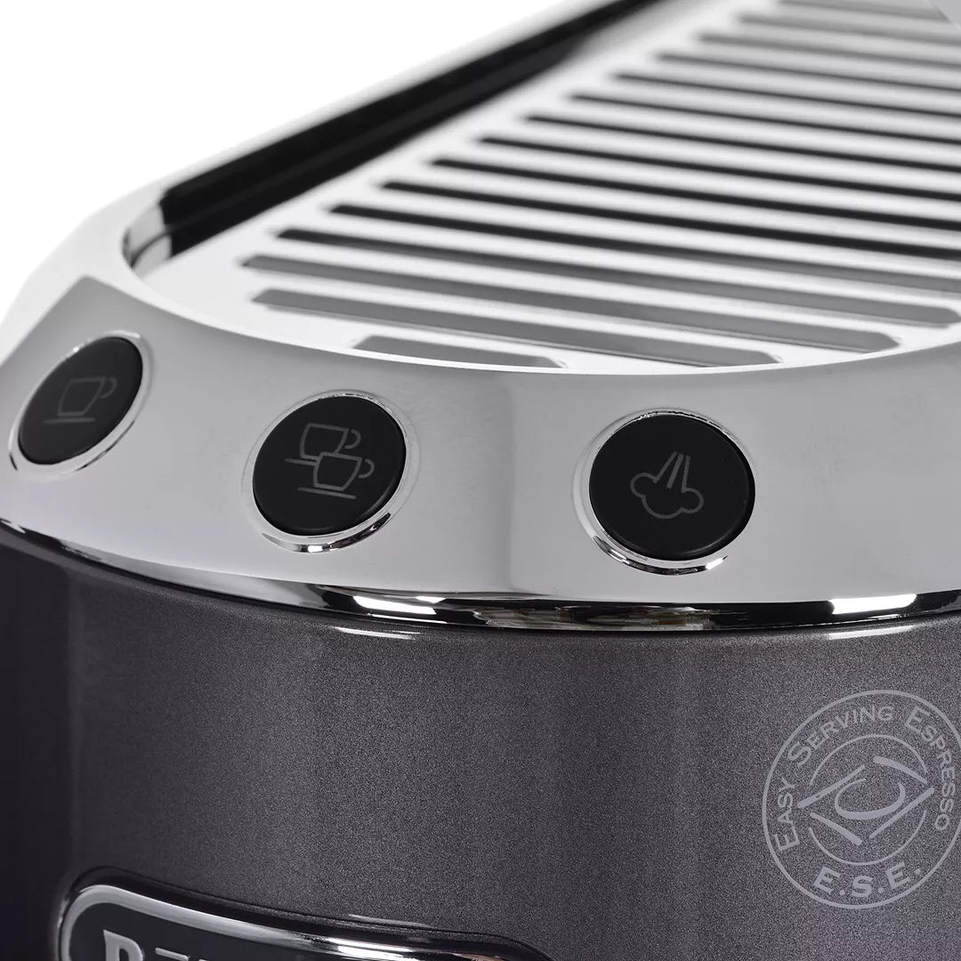 Кафемашина Delonghi Dedica Arte EC885.GY, 1 L, 1300 W, 15 бара, Металик