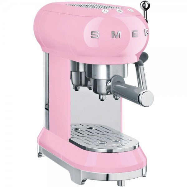 Кафемашина Smeg ECF01PKEU, 1350 W, 15 бара, Розов