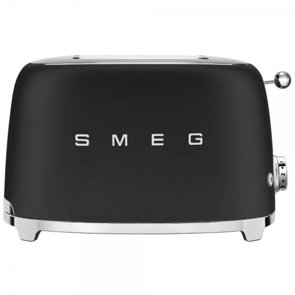 Тостер Smeg TSF01BLMEU, 950 W, 2 филии, Черен