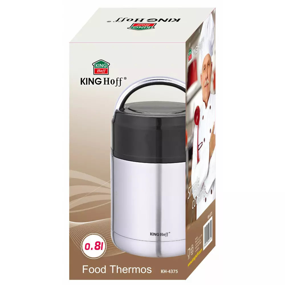 Termos KingHoff 4375, Pereți dubli, Inox, 800 ml