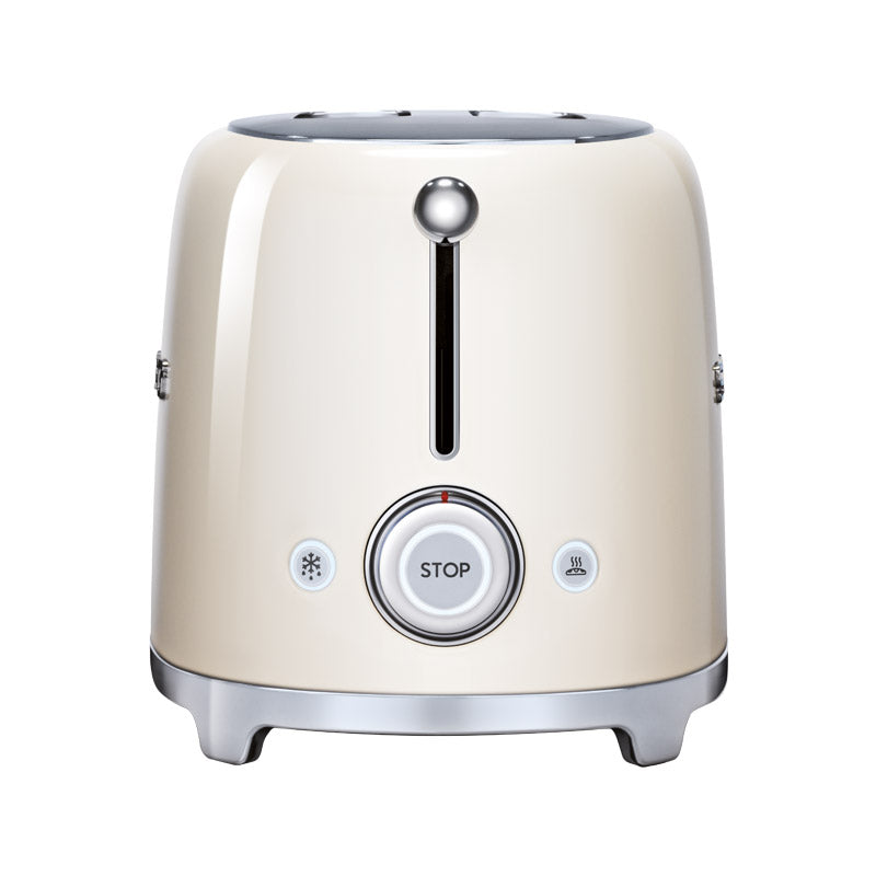 Тостер SMEG TSF02CREU, 1500W, 4 филии, 6 нива на препичане, Крем