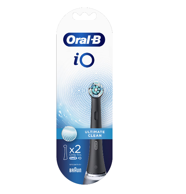 Накрайник за електрическа четка Oral-B iO Ultimate Clean OB983, Само за серия iO, 2 бр.