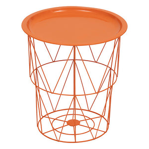 Помощна маса atmosphera Kumi, Метал, Ø37 cm