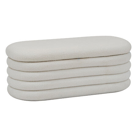 Пейка със съхранение atmosphera Giulia, Букле, Бял