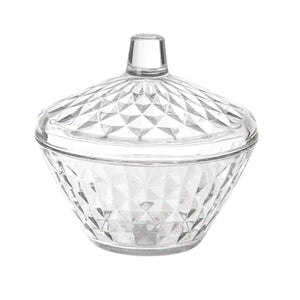 Стъклена захарница с капак LAV Artemis Ø12