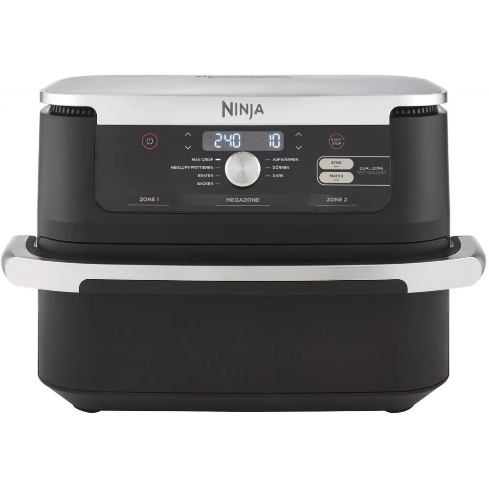 Фритюрник с горещ въздух Ninja AF500DE Foodi FlexDrawer, 2470W, 10.4 л, 7 програми, Черен