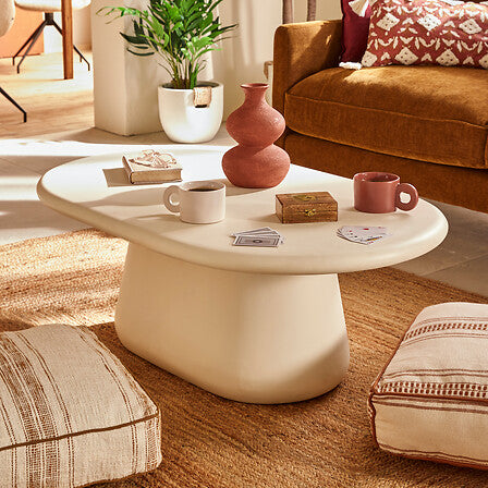 Холна маса atmosphera Dumka, MDF, Слонова Кост, 110x65 cm