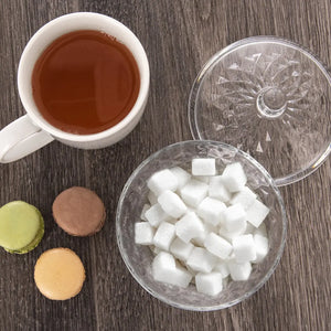 Стъклена захарница с капак LAV Artemis Ø12