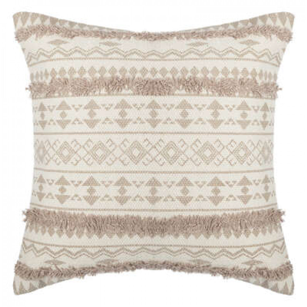 Декоративна калъфка за възглавница atmosphera Etnik, 40x40, Бежов