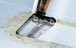 Вертикална прахосмукачка с функция за моп Deerma DEM-VX20W, 420W, Капацитет 500/600ml, IPX4, Бял