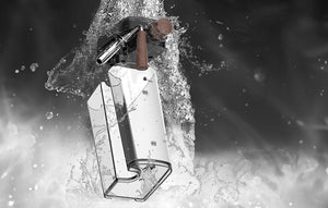 Полуавтоматична еспресо машина с пенообразувател за мляко HiBREW H8A, 19 бара, 1250W, 1500 мл, Съвместима с мляно кафе, Черен