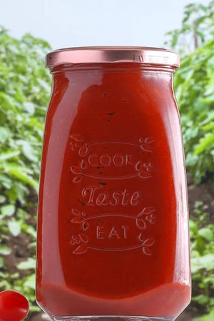 Стъклен буркан с капачка LAV Tasty, 550 мл, 12 бр