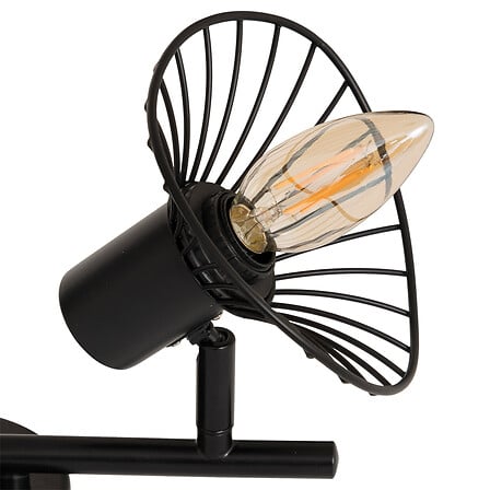 Лампа atmosphera Adelia, 28x12.5x15.5 cm, Черен