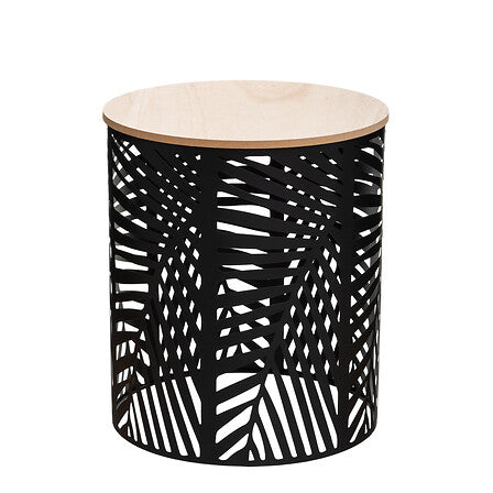 Холна маса atmosphera, Метал, Черен, 2 бр.