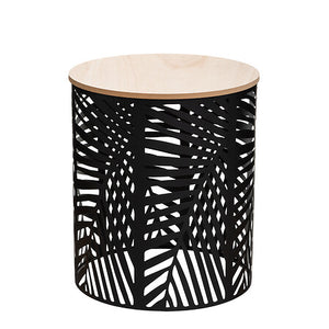 Холна маса atmosphera, Метал, Черен, 2 бр.