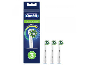 Накрайник за електрическа четка Oral-B CrossAction EB50RB-3, 3 бр.