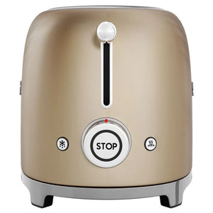 Тостер Smeg TSF01CHMEU, 950 W, 2 филии, Кремав
