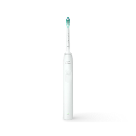 Ел. четка за зъби Philips Sonicare Seria 2100 HX3651/13, 31,000 движения/минута, Quadpacer и SmarTimer, Ергономичен тънък дизайн, 1 накрайник на четката, Бял