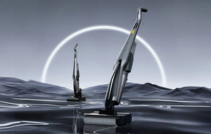 Безжична прахосмукачка Deerma DEM-VX96W, 160W, 4000mAh батерия, Автоматично почистване на четки, Черен