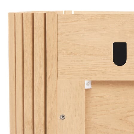 Скрин atmosphera Homelya, 2 врати, 2 чекмеджета, 160 cm, Хевея