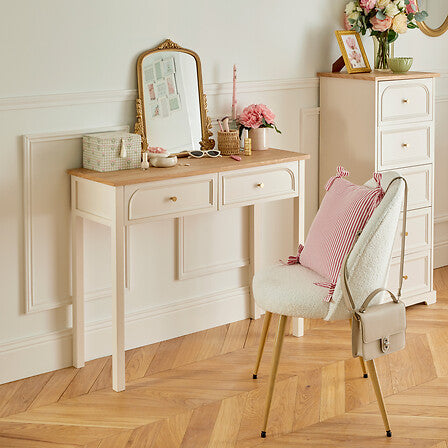 Конзолна маса с чекмеджета atmosphera Mohea, 100 cm, Слонова Кост