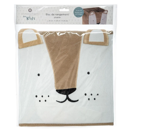 Детска кутия за съхранение atmosphera Lion, 29x29 см