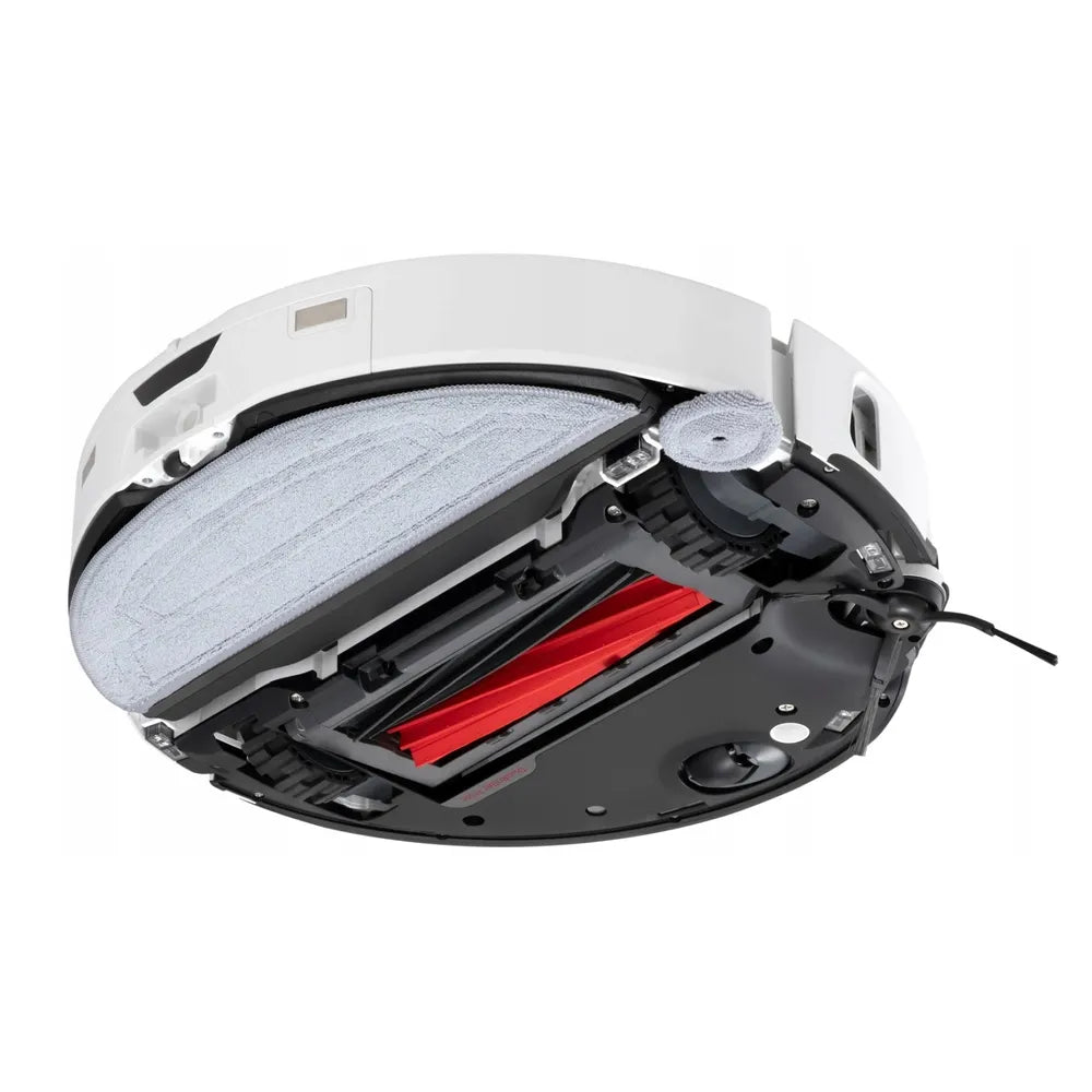 Робот прахосмукачка Roborock S8 MaxV Ultra S8MVU02-00, Моп, 3D мапинг, 5200 mAh, 10 000Pa, Контейнер за прах 270 мл, 60W, Автономия 180 минути, Бял