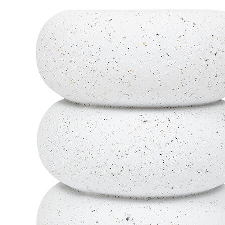 Помощна маса atmosphera Stonento, Магнезия, Бял, Ø35 см