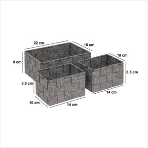 Сет кош за съхранение 5five Lise, 3 бр