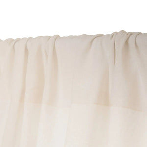 Завеса atmosphera Chéri, 140x260 см, С памук, Бяла, С вълнообразен ръб