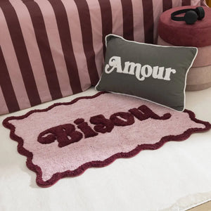 Килим atmosphera Cherry, Памук, Розов, 90x60 cm