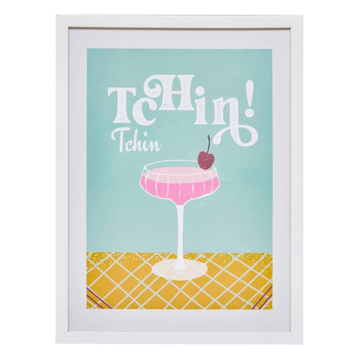 Постер с рамка atmosphera Tchin Tchin Chéri, 30x40 см
