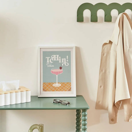 Постер с рамка atmosphera Tchin Tchin Chéri, 30x40 см